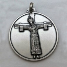 Medaglia Volto Santo a figura intera - argento